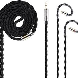 NICEHCK FirstTouch 6N OFC High Purity Copper + Copper Silver Alloy Wire Cable Earphone Repair Cable MMCX/0.78 2pin Detachable Metal Connector 3.5mm/4.4mm Plug Hi-Fi Audio Re-Cable (3.5mm mmcx)-image-40