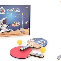 JACK & JAMES - Table Tennis Trainer Toys for Kids & Adults | Rebound Rackets and Balls Base Training Practice Set | Outdoor Indoor Games for Boys & Girls (Space)-image-95