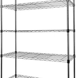 Zeroway 5 Tier Storage Shelves, Heavy Duty with Wheels, Adjustable Steel Organizer, 400 lbs Capacity per Shelf, Max 2000 lbs Total for Home, Garage, Workshop-image-45