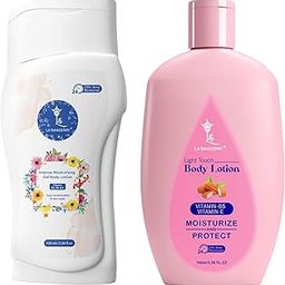 Labangerry Daily Moisturizing Intense Moisturizing Gel Body Lotion + Light Touch Almond Body Lotion Combo pack - 24Hrs Moisturisation 100% Ayurvedic Lotion, (100ml+100ml)-image-24