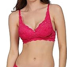 Women's Multicolor Net Bra Panty Set Lingerie Set Undergarments Nightwear Anniversary Honeymooon Set Model No : Stich-Set_-image-49