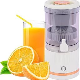 Drumstone (𝗦𝗽𝗲𝗰𝗶𝗮𝗹 𝟭𝟬 𝗬𝗲𝗮𝗿𝘀 𝗪𝗮𝗿𝗿𝗮𝗻𝘁𝘆) Rechargeable Citrus Juicer – Cordless & Compact Juice Extractor – Powerful Motor, Easy to Clean, Travel-Friendly – Fresh Juice Anywhere-18
