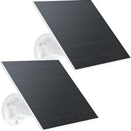 Solar Panel for Security Camera 2 Pack 6W Solar Panels for Cameras with 9.8ft Charging Cable, 5V Solar Panel Type C Port, IP65 Waterproof Solar Panel Charger with 360° Adjustable Mounting-17