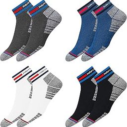 Originals Unisex Casual Cushion Cotton Ankle Socks, Assorted Combo, Pack of 4, Free Size-image-3