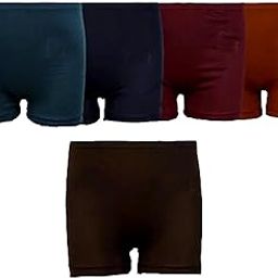 Women's Boyshorts Underwear Bloomer Cotton Boyleg Boxer Panties Pack of 5-image-36