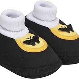 6 To 12 Months Baby Girls & Baby Boys Soft Cotton Cute Butterfly Booties-BT4731-image-51