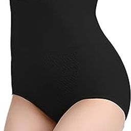 Women's High Waist Tummy Tucker Shapewear Tummy Control Panties Hipster Underwear Body Shaper Waist Slimming (Pack of 1,Black,Free Size)-picture-11