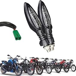 Generox Waterproof KTM Style Indicators - SMD LED Turn Signal Lights - Amber - Compatible with Bajaj and All Bikes - Pack of 2 - High Bright - Unbreakable - 3 Months Warranty-picture-23