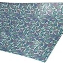 VELURA Tent Tarp Shelter Canopy Sun Shade Camping Beach Picnic Pad Army Green Camo|2 Pieces 20KN Rope Pulleys|Canopies & Shelters| Outdoor Sports-image-2