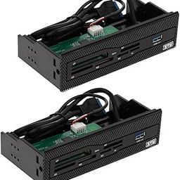 LICHTS® 2Pcs 5.25'' USB3.0 Internal Card Reader Multi-card Front Panel for Desktop|Computers/Tablets & NetworkingComputer Cables & ConnectorsUSB Cables, Hubs & Adapters|2Pcs Usb3.0 Front Panel-16