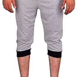 Mens Cotton Cuff or Grip Three by Fourth, 3/4, Capri, Three Quarter-image-95