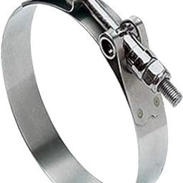 Ideal Tridon 300210625051 Stainless Steel 30021 Series 300 T-Bolt Channel Bridge Hose Clamp, Heavy Duty, 172 SAE Size, 158.8 mm - 166.6 mm Hose OD Range-image-68
