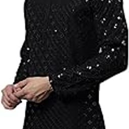 Men's Chikankari Embroidered and Sequence Kurtas Only-picture-17