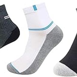 Men's Cushioned High Ankle Sports Socks-image-88