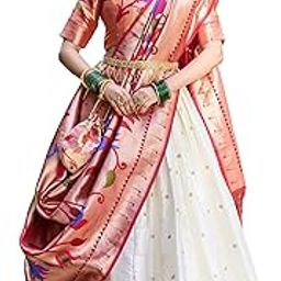Jacquard Silk (Paithani) With Weaving Zari Work Wedding Lehenga Choli-image-5