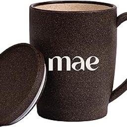 MAE Coffee Mug with Lid | 370 ML | Crafted from Used Coffee Grounds | Eco Friendly & Sustainable Cup | Insulated | Microwave Safe | Travel Friendly | Spill Proof | Office | Home | Gift | Mug | 1 pc-image-17
