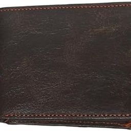 Men's Leather Wallet Original, RFID Protected Genuine Leather Wallet for Men I 3 Credit Card Slots, 2 Currency Compartments, 2 Secret Compartments, 1 Coin Pocket (Brown)-picture-3