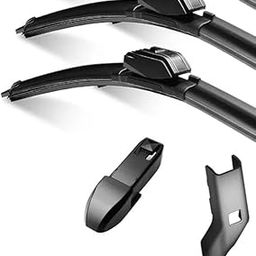 Front Windshield Wiper Blades Compatible for Audi A8 (2014?2019) | Premium Rubber Edge | Silent Streak-Free Wipe | Easy Installation | Set of 2-image-91