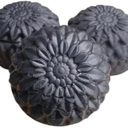 KAYGLYC Charcoal Soap Bar Pack of 4 (100g Each) – 3+1 Handmade Activated Charcoal Bath Bar for Face & Body – Deep Cleansinng Solid Soap for Men & Women, Gentlle Lathher, Natural Black Soap-0