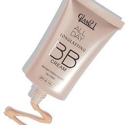 Glam 21 BB Cream, Longlasting Oil Free Sun Protection Formula with SPF 30, Lightweight, Non Greasy Creamy Texture for All Skin, 40g - Shade-05-14