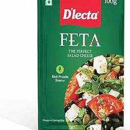 D'lecta Feta Cheese 100g - Rich in Protein, Perfect for Salads-25