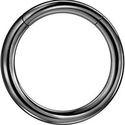 316l Surgical Steel Hinged Nose Rings Hoop 20G 18G 16G 14G 12G 10G, Diameter 5mm to 16mm, Color Gold - Rose Gold - Silver - Black - Rainbow-image-17
