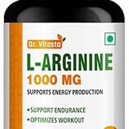 Vitasta L-ARGININE 1000 MG | SUPPORTS ENERGY PRODUCTION | •SUPPORT ENDURANCE | •OPTIMIZES WORKOUT | •ENDURANCE | •WORKOUT | •ENERGY | (30 Capsules)-image-98