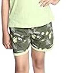 Girls Classic Fit Cotton T-Shirt and Short Set | Green | 12-13 Years | KIDS12667-image-91