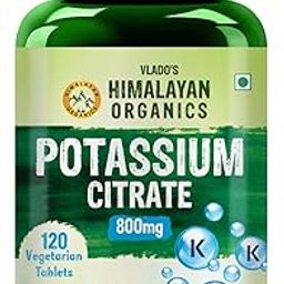 Vlado's Himalayan Organics Potassium Citrate 800mg Supplement | Support Nerve Muscle Joint & Bone Health | Good For Men & Women (Pack Of 1)-10