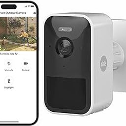 Yale - Smart Outdoor WiFi Camera | Full HD Live View & Two-Way Audio | Motion Recordings | Cloud Recording | Customisable Zones & Scheduling | Night Vision | Spotlight Home app-picture-28