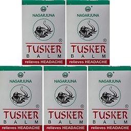 NAGARJUNA Tusker Balm (Pack of 5 x 10 g)-2