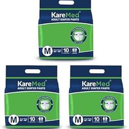 KARE MED ADULT PULL UPS PANTS MEDIUM SIZE WAIST SIZE 30'-40' PACK OF 30-image-76