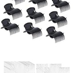 ™ 50 Waterproof Hair Styling Coloring Gown Capes with 12 Roller Hair Clips | Styling Capes & Gowns | Salon & Spa Equipment-picture-28