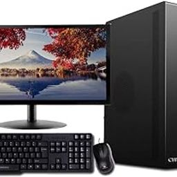 CHIST Core I5 Desktop Complete Computer System Full Setup for Home & Business(core I5 4570 Processor/ DDR3 8GB Ram/256GB NVMe SSD/500GB HDD/22 Monitor/Keyboard Mouse/Windows 10/ WiFi)-30