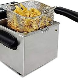 AGARO Marvel 1700-Watt Deep Fryer with 2-Litre Capacity and 3 Temperature Settings, Deep Fat Fryer (Silver).-picture-14