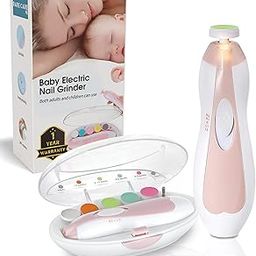 Baby Nail Trimmer | New Born Essentials | Baby Nail Cutter New Born 0-6 Months with Multiple Filer Heads Adjustment | Pack of 1| 1 Year Warranty-31
