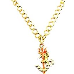 Om Shiv Trishul with Rudraksha Pendant for Lord Mahadev Blessing and Good Health for Men and Women-11