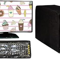 Wacky Computer Cover Full Set 3 in 1 DustProof Printed Combo for 22 Inch Desktop PC | Monitor, CPU and Keyboard Cover Set of 3-image-88