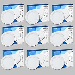 TEKNOLITE LZP 15W Natural White White Round LED Panel Light for False Ceiling | Ultra Slim Recessed Ceiling Light With 600 Lumens Output | Ideal LED Panel for Home, Office & Bedroom Lighting Pack of 9-image-32