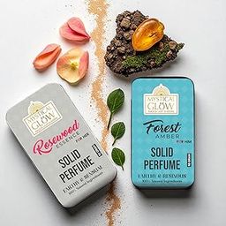 Rosewood Essence & Forest Amber Natural Solid Perfume Combo for Men & Women | Organic, Long-Lasting, Travel-Friendly | Alcohol-Free, Eco-Conscious Fragrance Gift Set-image-17