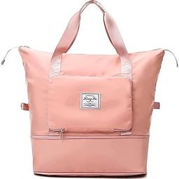 Expandable Travel Bags For Women, Duffle Bags For Women Luggage, Foldable Vanity Traveling Bag, Waterproof Hand Bag For Ladies Personal Items-image-18
