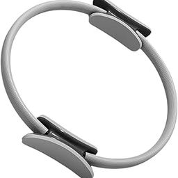 THE STYLE SUTRA® Pilates Ring Circle Training Workout Thigh Exercise Flexible Fitness Circles Gray-13