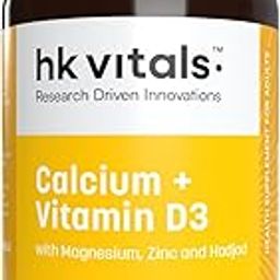 HealthKart HK Vitals Calcium + Vitamin D3 Supplement For Women & Men (90 Tablets) | With Magnesium & Zinc | For Complete Bone Health & Joint Support-20