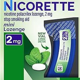 Nicorette mini Nicotine Lozenge, Stop Smoking Aid, 2mg Mint Flavor, 81 count-image-31