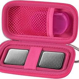 PAIYULE Case for KardiaMobile 1L 6L Personal EKG Monitor, Storage Holder Fits for Sec Portable Heart Rate Monitor, Cardiac Mobile Heart Detector Bag Organizer（Pill Box Included）(Box Only) (Rose Red)-27