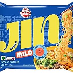 Ottogi Jin Ramen Korean Style Instant Noodle Mild Flavor, Best Tasting Soup Traditional Instant Ramen (120G) -Pack Of 18, The Product Of Korea-image-69
