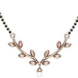 14KT/18KT BIS Hallmark Yellow Gold/White Gold/Rose Gold Mangalsutra Pendant for Women-image-15
