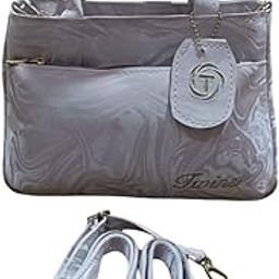 Stylish PU Leather Shoulder Bag with Detachable Strap-image-15