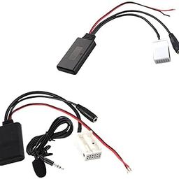 LOOM TREE Car Bluetooth Audio Cable AUX in Wire Connector Adapter for BMW E82 E64-84
