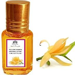 Natural Yellow Champa Attar Perfume for Men and Women, 5 ml-53